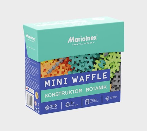 MARIOINEX Mini waffle - Konstruktor 200 el. Botanik