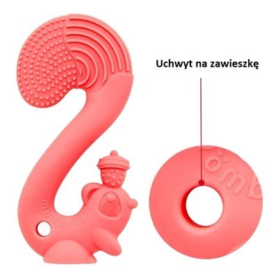 Mombella Gryzak Zabawka Squirrel Green