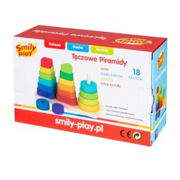 SMILY PLAY Tęczowe piramidy