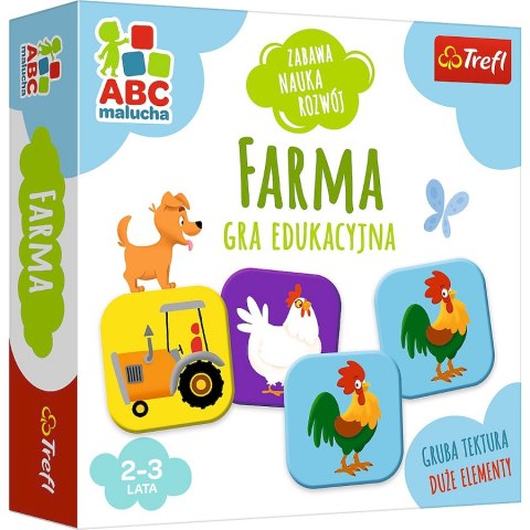 Trefl Gra edukacyjna Farma ABC Malucha 3+