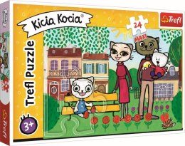 TREFL Puzzle 24 el. MAXI Zabawy Kici Koci 3+