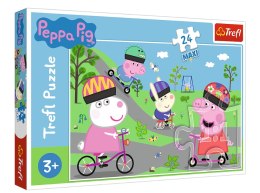 TREFL Puzzle 24 MAXI Aktywny dzień Świnki Peppy