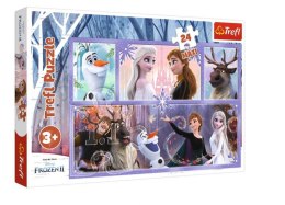 TREFL Puzzle 24 el. MAXI Świat pełen magii Disney Frozen