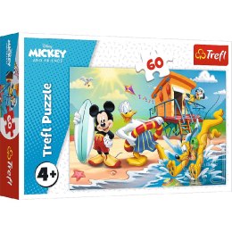 TREFL Puzzle 60 el. Ciekawy dzień Mikiego i przyjaciół