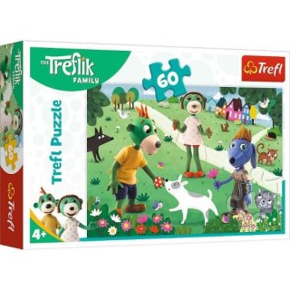 Trefl Puzzle 60 el. Radosny dzień Treflików