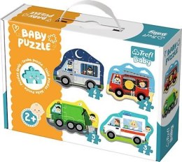 TREFL Puzzle Baby Classic Pojazdy i zawody 2+