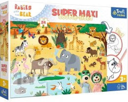 TREFL Puzzle 24 SUPER MAXI Bobaski na safari