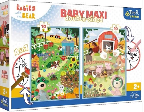 Trefl Puzzle Baby MAXI 2x10 Poznaj Bobaski