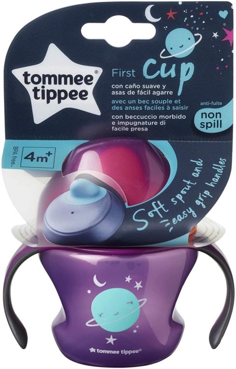 Tommee Tippee TT Kubek Pierwszy z uchwytem różowy 150ml 4+