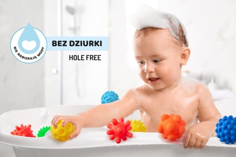 TULLO Piłeczki sensoryczne Sensorki 8 szt bez dziurki