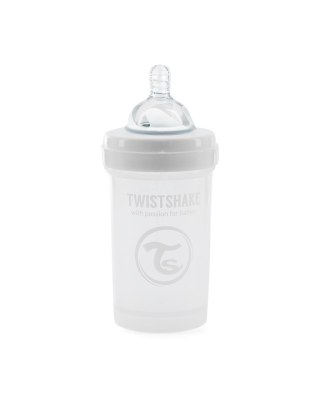 TWISTSHAKE Butelka Anti-Colic 260 ml White