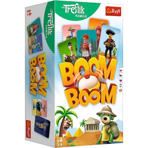 Trefl Gra Boom Boom Rodzina Treflików