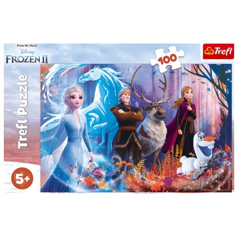 Trefl Puzzle 100 el. Kraina Lodu II Magia 5+