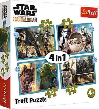 Trefl Puzzle 4w1 Mandalorian