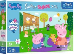 TREFL Puzzle 60 XXL Zabawy z braciszkiem / Peppa Pig