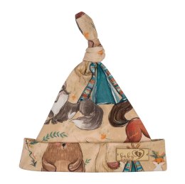 Baby In World Czapka niemowlęca Smerfetka boho boy 7-12 m