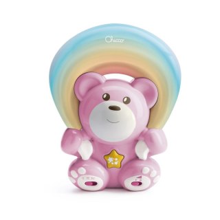 CHICCO Tęczowy Projektor Interaktywny Miś Rainbow Bear Pink