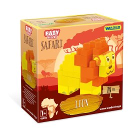 WADER Baby Blocks Safari klocki lew