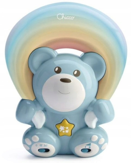 Chicco Tęczowy Projektor Interaktywny Miś Rainbow Blue