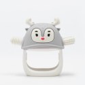 SMILY MIA Gryzak silikonowy Renifer light grey