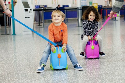 TRUNKI Walizka jeżdżąca ZWIERZĄTKA TRIXI MARKO