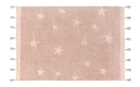 Lorena Canals Dywan bawełniany Hippy Stars Vintage Nude 120 x 175 cm