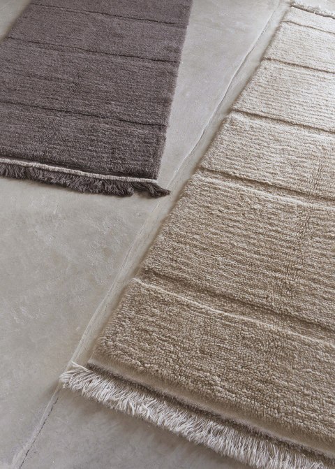 Dywan wełniany Steppe Beige 80x230 cm Lorena Canals