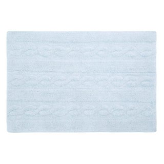 Lorena Canals Dywan bawełniany Trenzas Soft Blue Small 80 x 120 cm