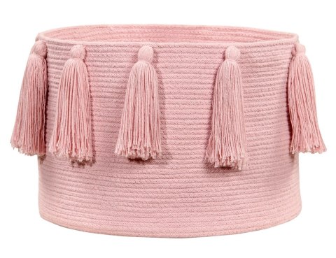 Lorena Canals Kosz dekoracyjny Tassels Pink