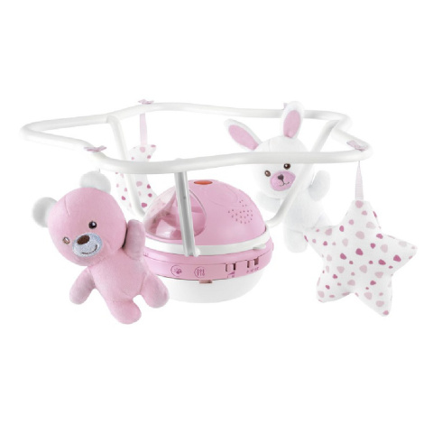 CHICCO Karuzela Toy FD Rainbow Cot Mobile Pink