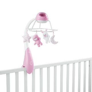 CHICCO Karuzela Toy FD Rainbow Cot Mobile Pink