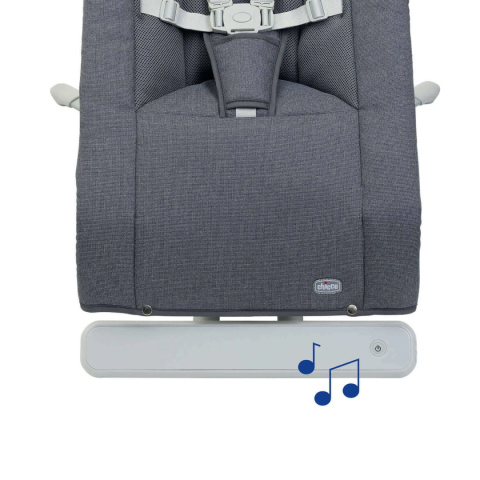 CHICCO Leżaczek Rhythm'n'sound Slate Grey