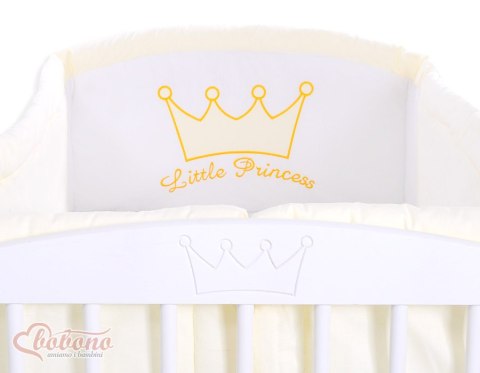 Ochraniacz uniwersalny XXL- Little Prince/Princess kremowa