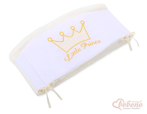 Ochraniacz uniwersalny XXL- Little Prince/Princess kremowa