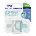 CHICCO Smoczek PHYSIOFORMA LUXE 6-16 m miętowy 2szt.