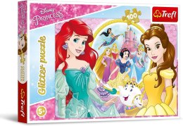 TREFL Puzzle 100 Glitter Wspomnienia Belli i Arielki