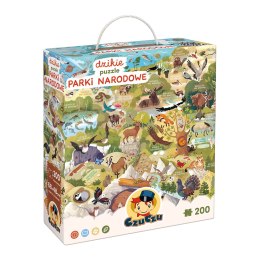 CzuCzu Puzzle 200 el. Dzikie puzzle Parki Narodowe