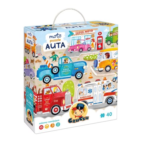 CzuCzu Puzzle Auta 40el.