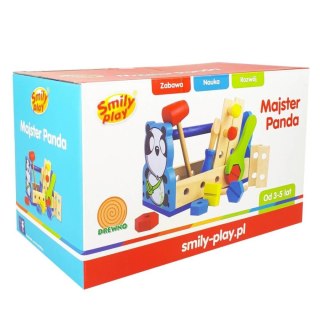 SMILY PLAY Majster Panda Drewniane narzędzia