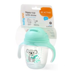 Babyono 1464/03 Kubek niekapek z obciążoną słomką