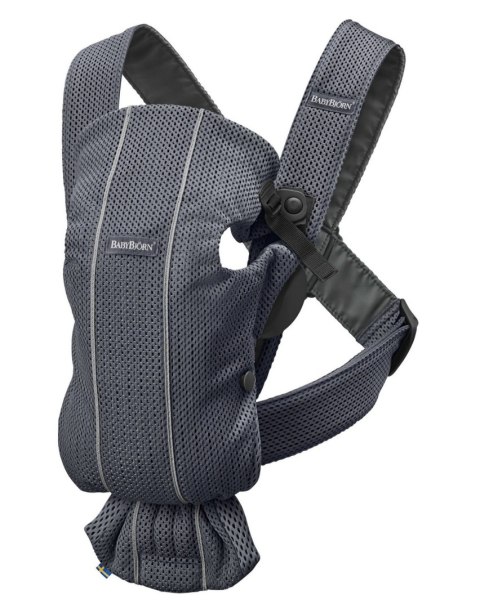 BABYBJORN MINI 3D Mesh - nosidełko, Antracytowy