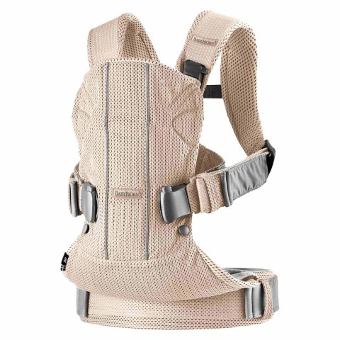 BABYBJORN ONE AIR 3D - nosidełko, Perłowy Różowy