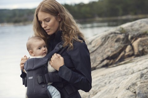 BABYBJORN ONE AIR - nosidełko, Antracyt