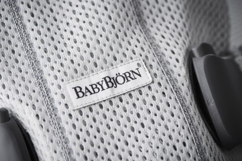 BABYBJORN ONE AIR - nosidełko, Srebrny