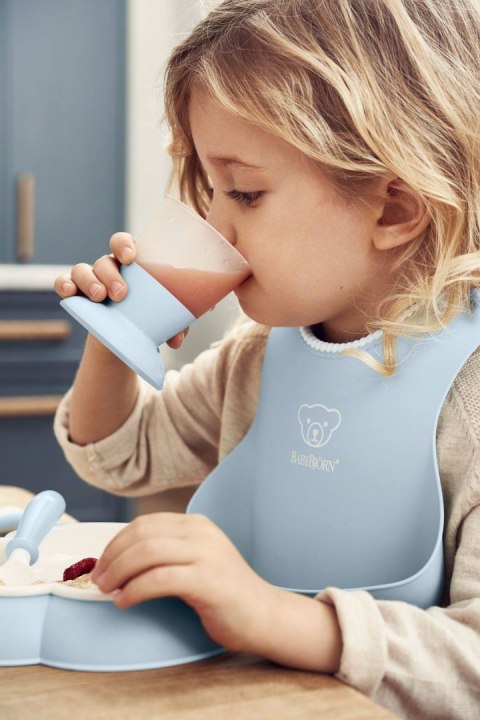 BABYBJORN - Zestaw obiadowy - Powder Blue