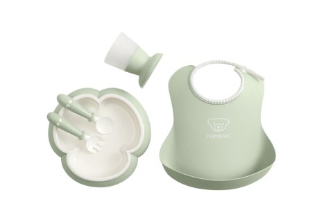 BABYBJORN - Zestaw obiadowy - Powder Green