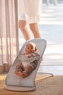 BABYBJORN - leżaczek BALANCE SOFT MESH - Szary/Biały