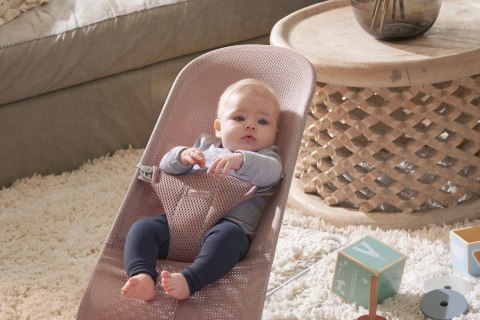 BABYBJORN - leżaczek BLISS MESH - Ciemny Róż