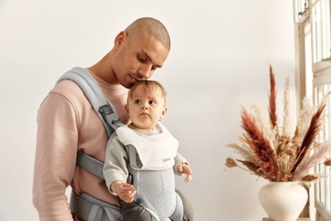 BABYBJORN - nosidełko Harmony 3D Mesh, Srebrny