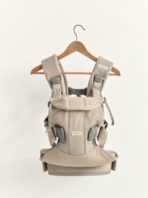 BABYBJORN ONE AIR 3D MESH - nosidełko, Szary Beż